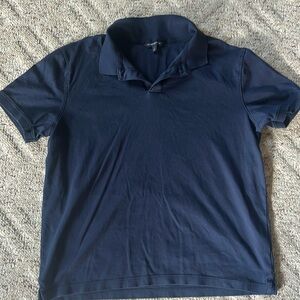 Banana Republic Blue Polo Shirt Classic Cotton Design